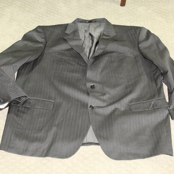 Scott Berna Men's 46L Grey Wool Blazer - Picture 1 of 10